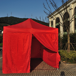 Easy-up partytent (rood) 3x3 Easy-up partytent (rood) 3x3